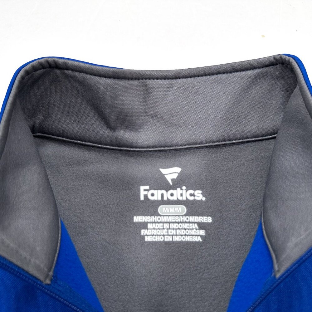 Fanatics NCAA M 1/4 Zip University of Kansas Jayhawks Long Sleeve Pullover NEW - Picture 5 of 6